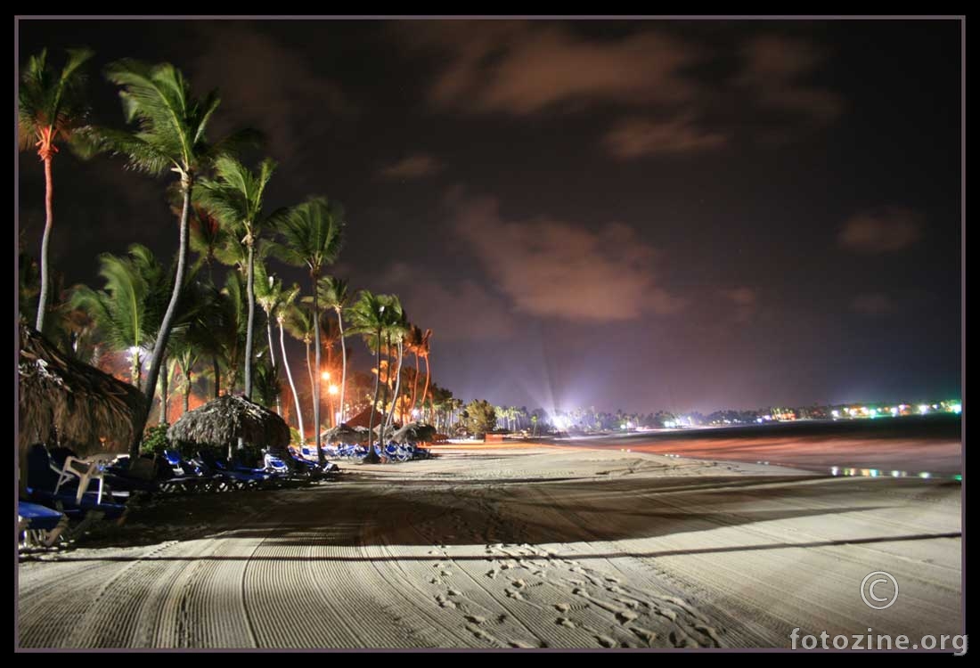 Bavaro Beach At Night II