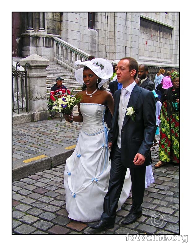 Vjenčanje u crkvi svetog srca u Parizu