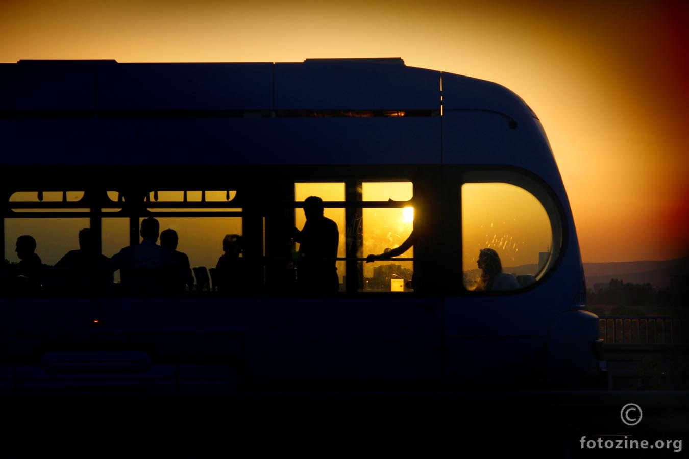 Sunčani RTG utrobe tramvaja