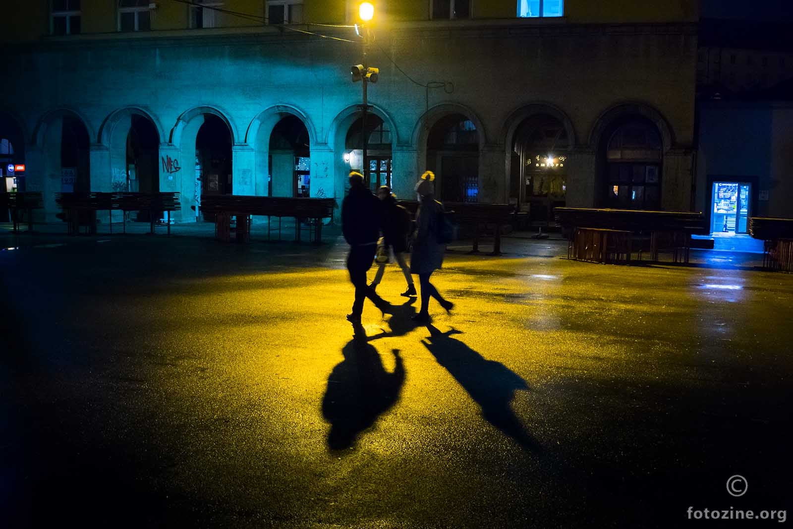 The shadowwalk. Zagreb, 03.12.2022.