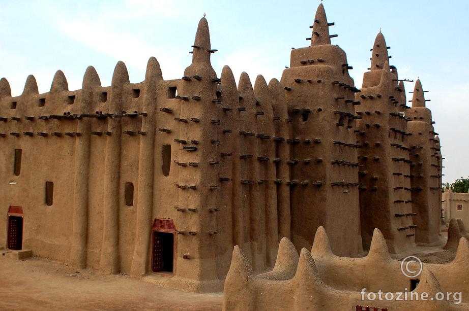 djenne, mali-džamija od blata