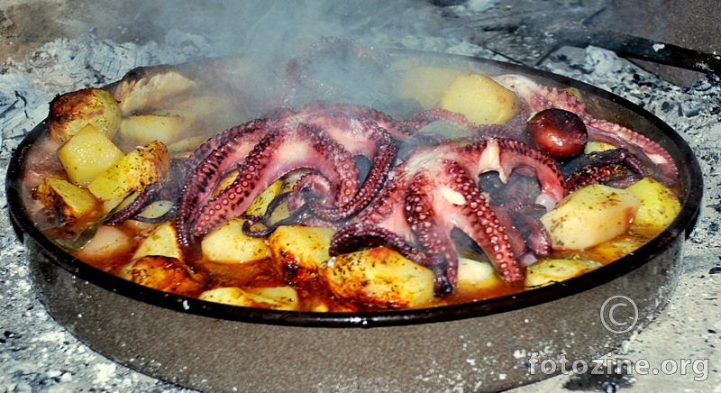 hobotnica ispod peke