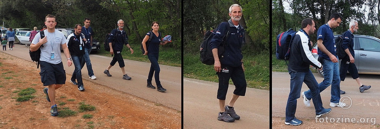 Dolazak mađerske ekipe...