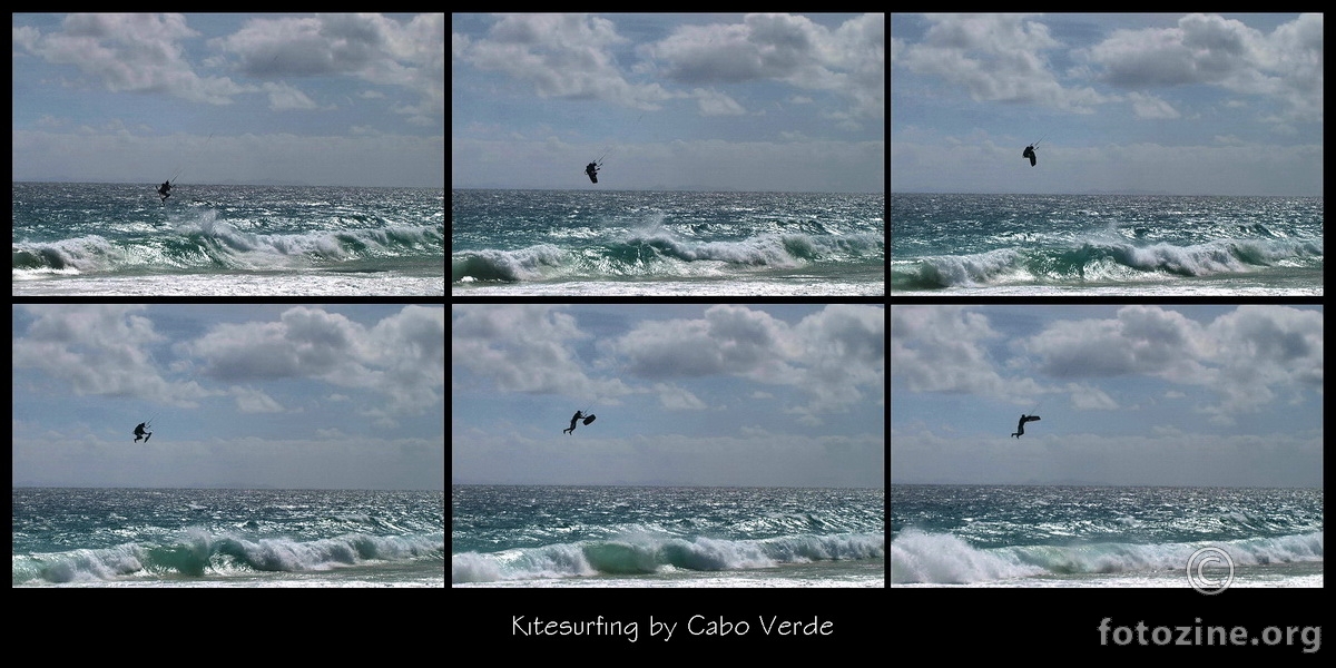 Kitesurfing...