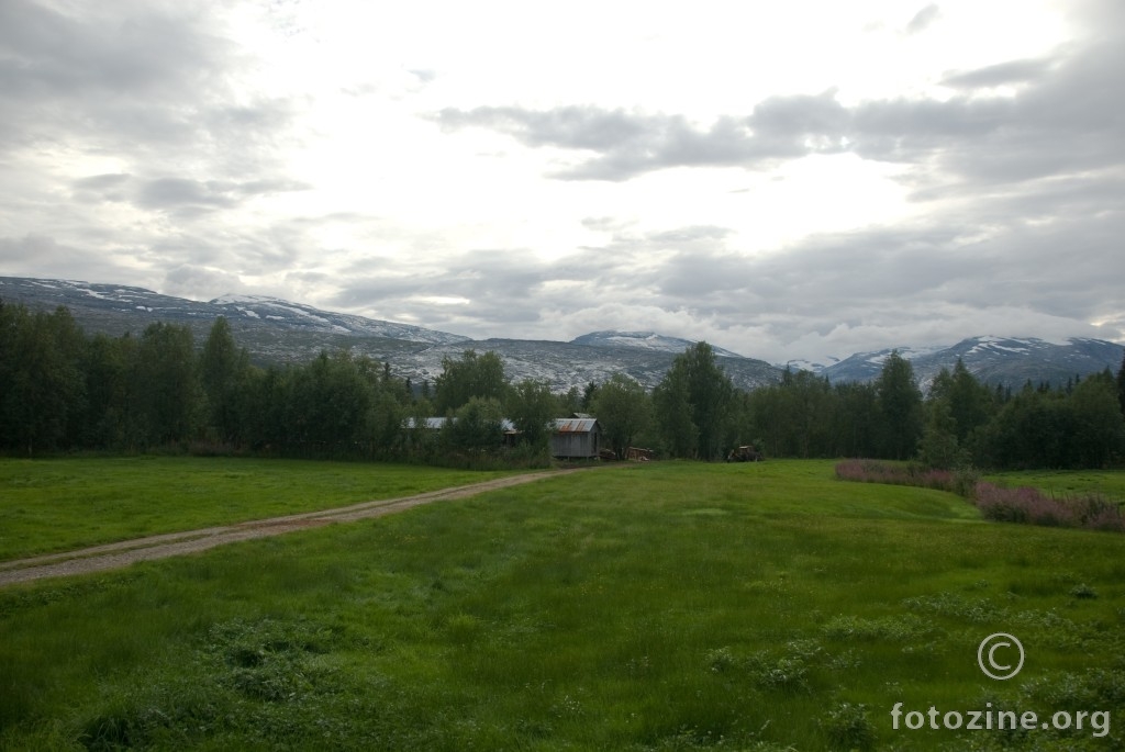 Pogled na NP Svartisen, Norveška