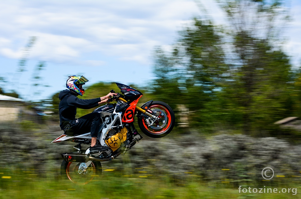 Aprilia Tuono 1100 wheelie