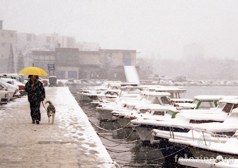 Zadar pod snijegom