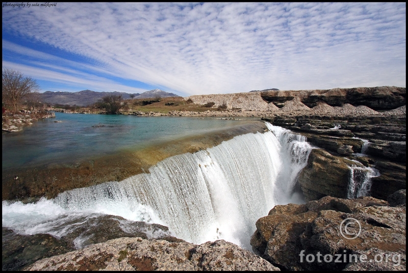 Cijevna waterfall