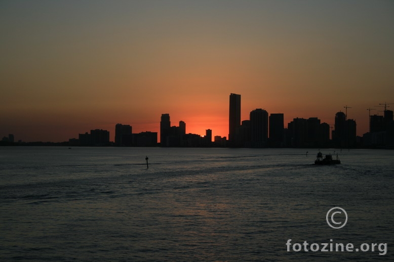 Miami, zalazak sunca