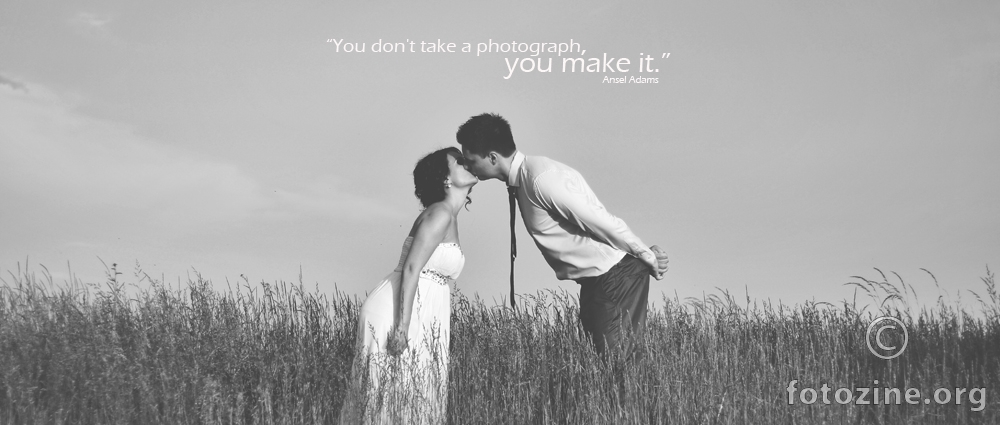 you don't take a photograph you make it