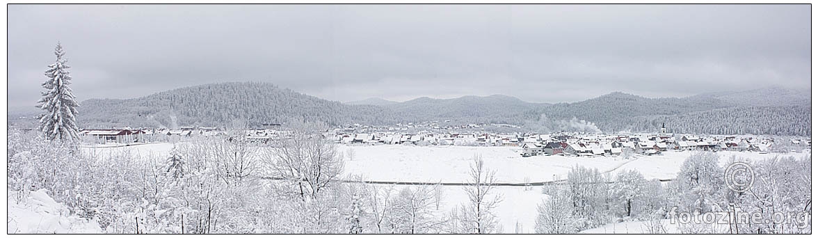 Zimska panorama Delnica