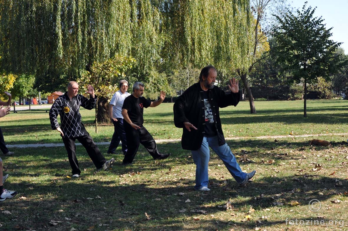 vježbali smo na Jarunu...