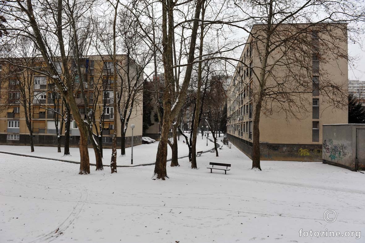 snijeg zabijelio i u Zagrebu...