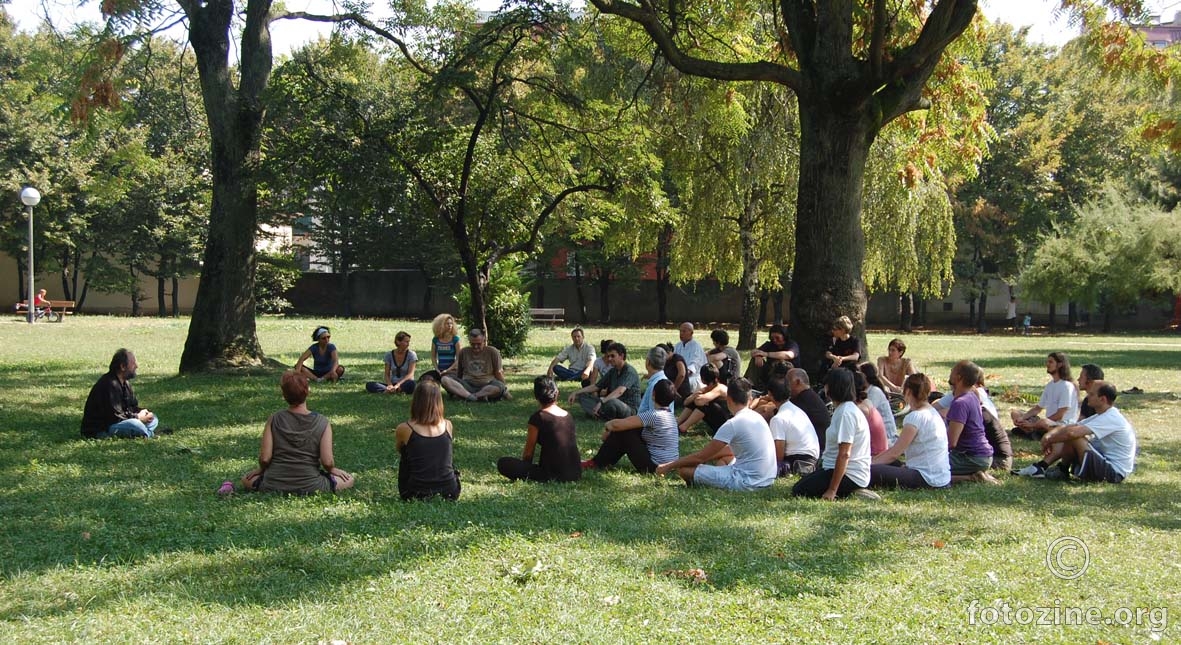 jučer u parku Stara Trešnjevka...meditacija