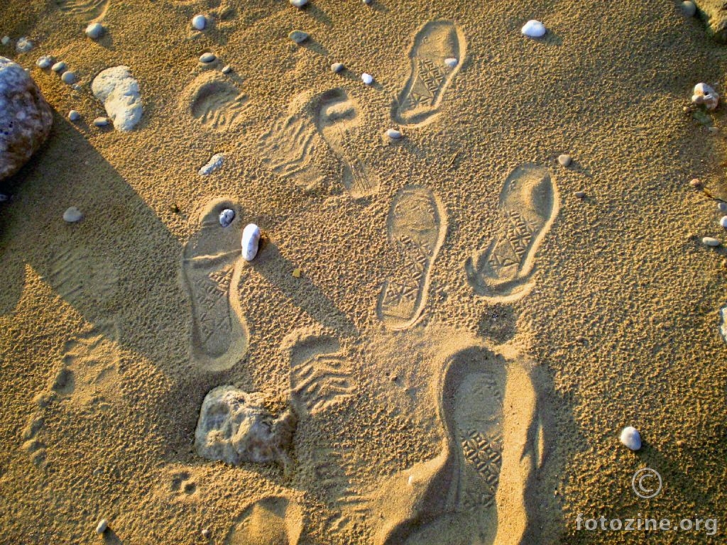 koraci u pijesku