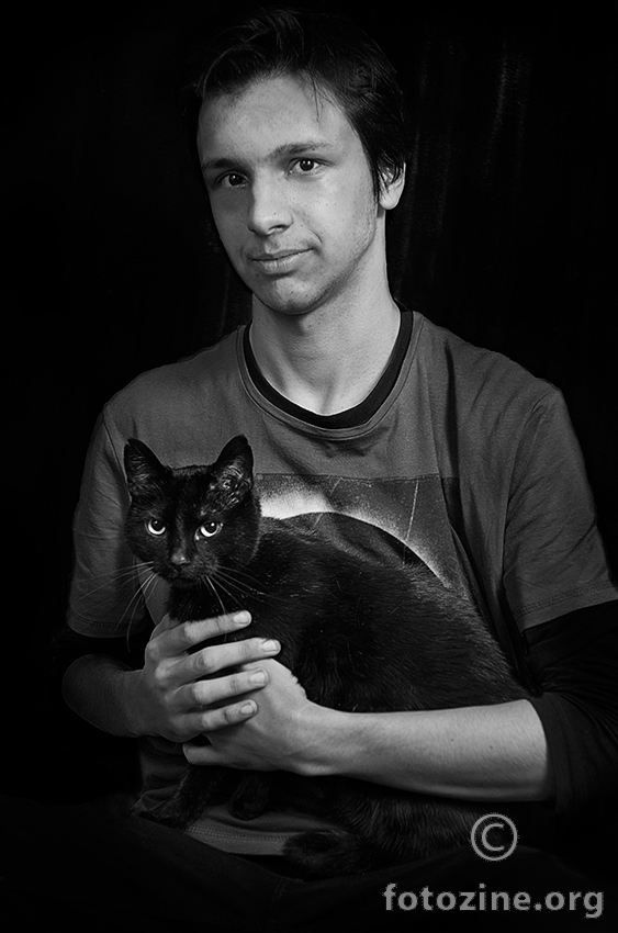 Filip - portret sa mačkom