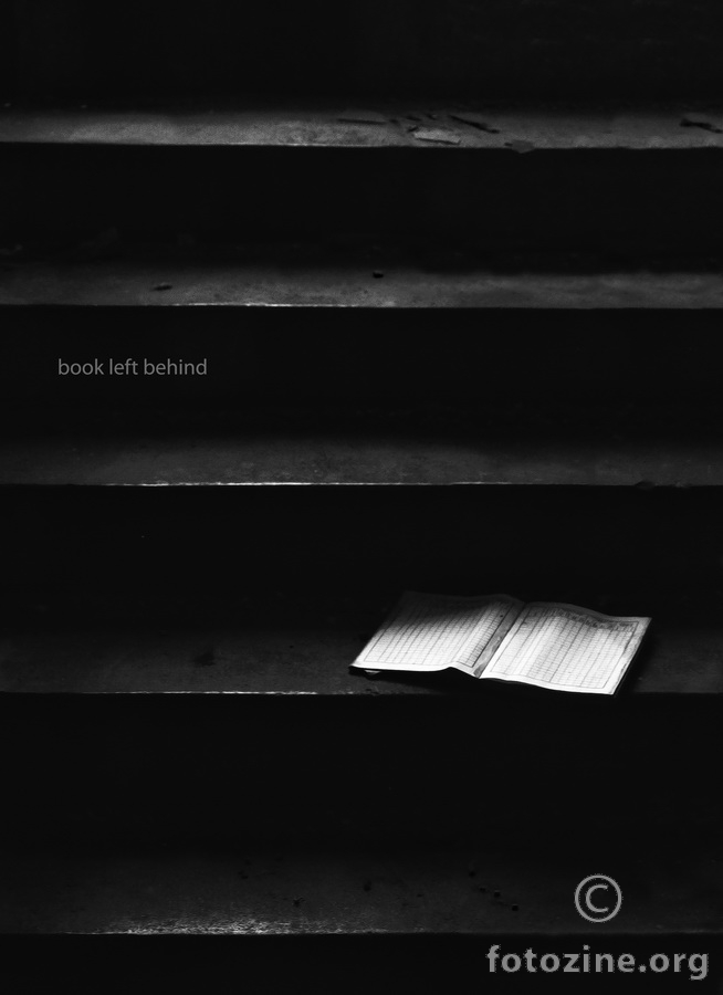 Book left behind