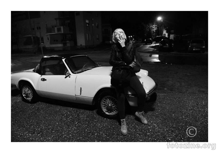 girl and her wannabe car