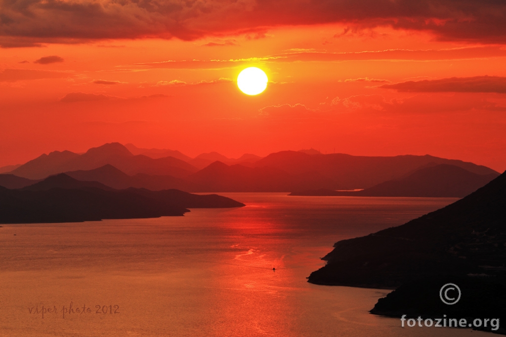 sunce iznad elafita