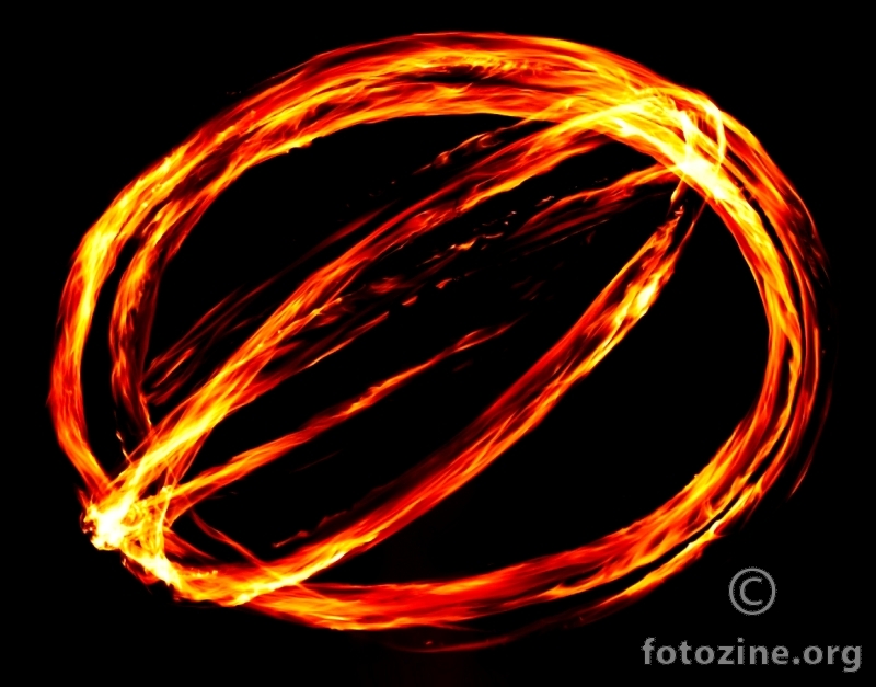 a burning ring of fire