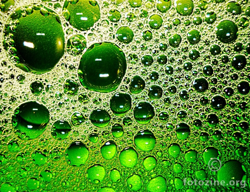 green bubbly world