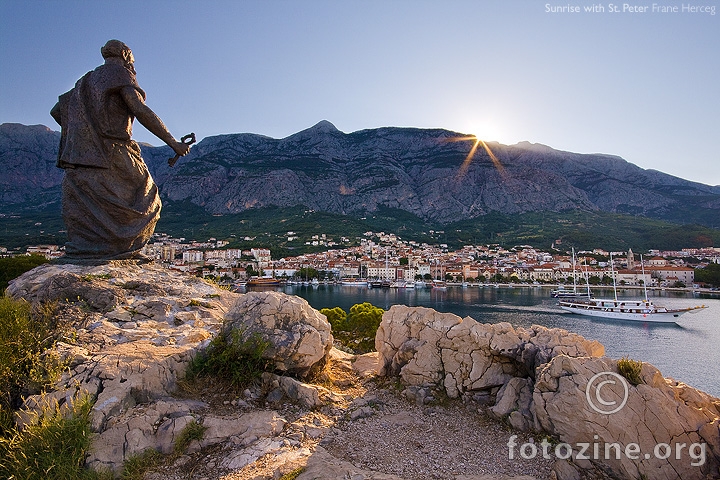 Sunrise with St. Peter