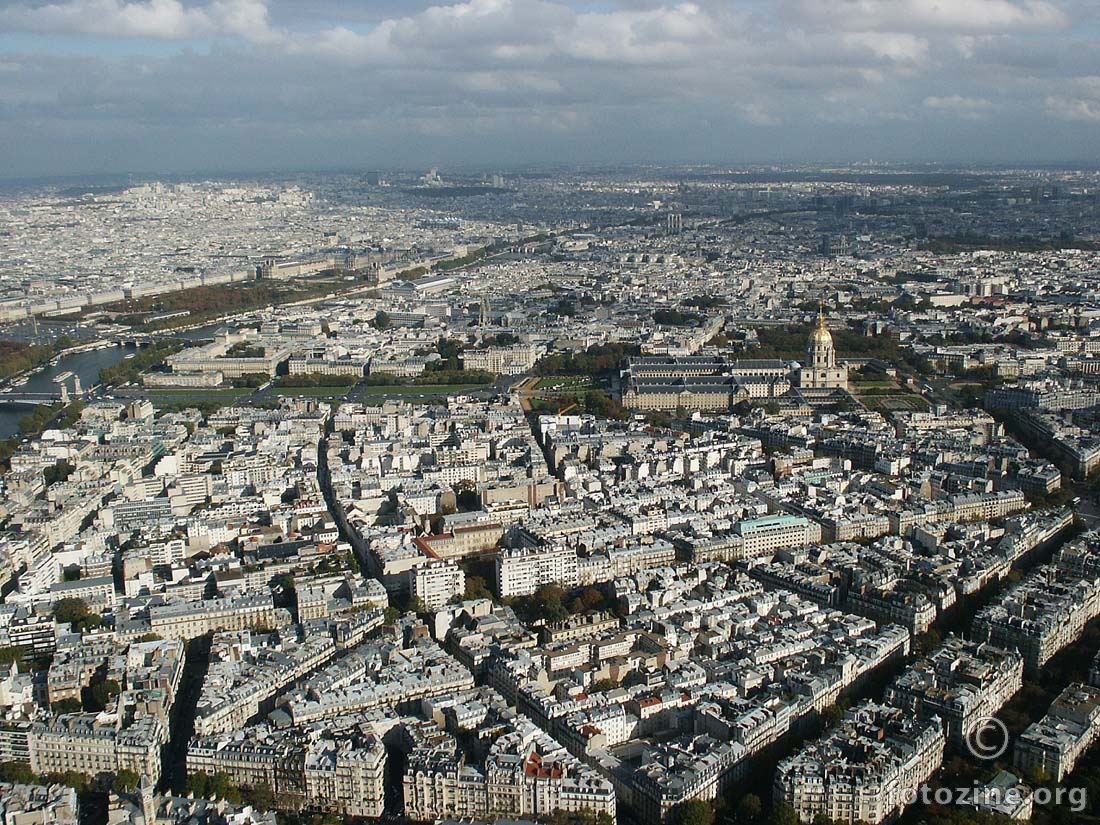 Pariz: Pogled s Eiffelovog tornja