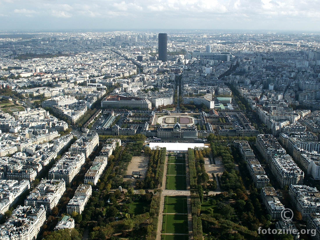 Pariz: Pogled s Eiffelovog tornja