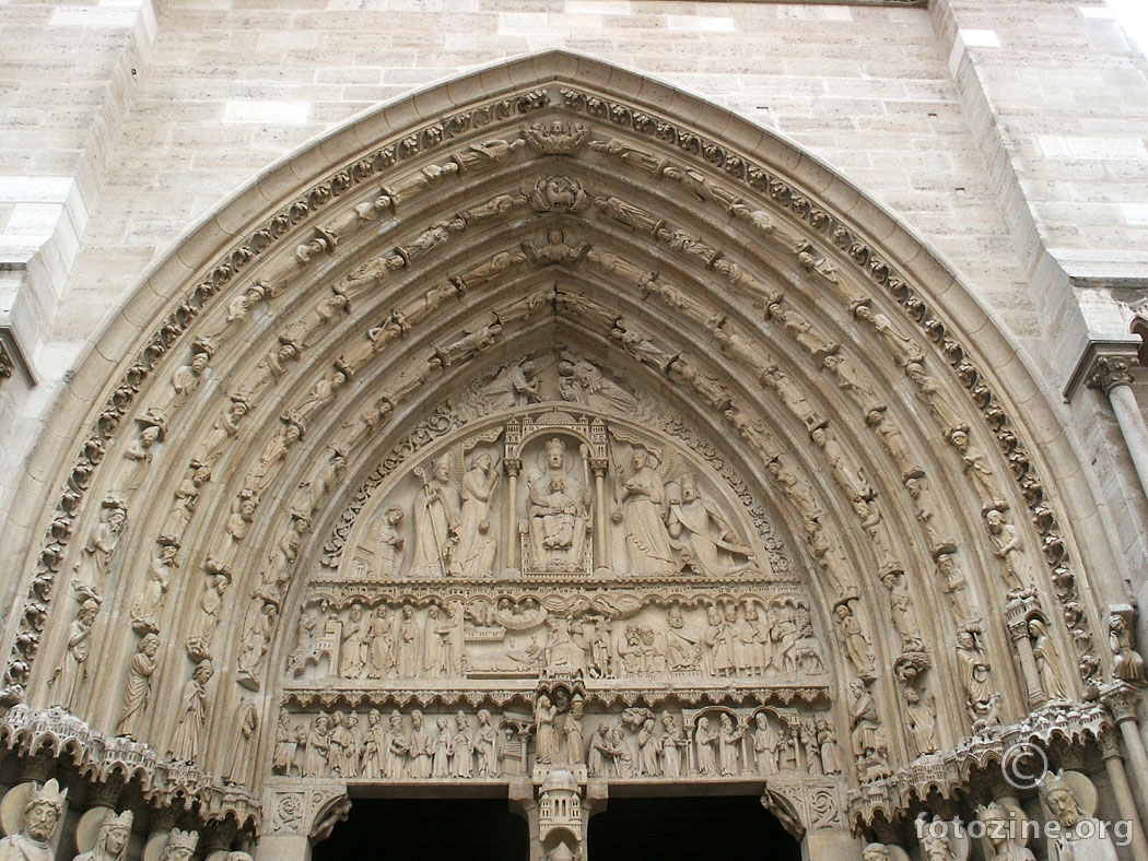 Pariz: Portal katedrale Notre-Dame-3