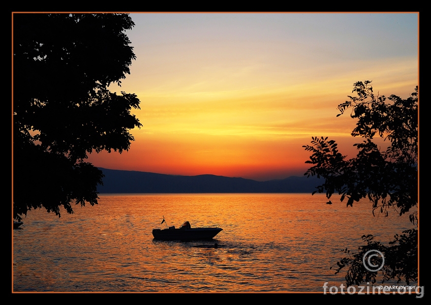 Ohrid, zalazak