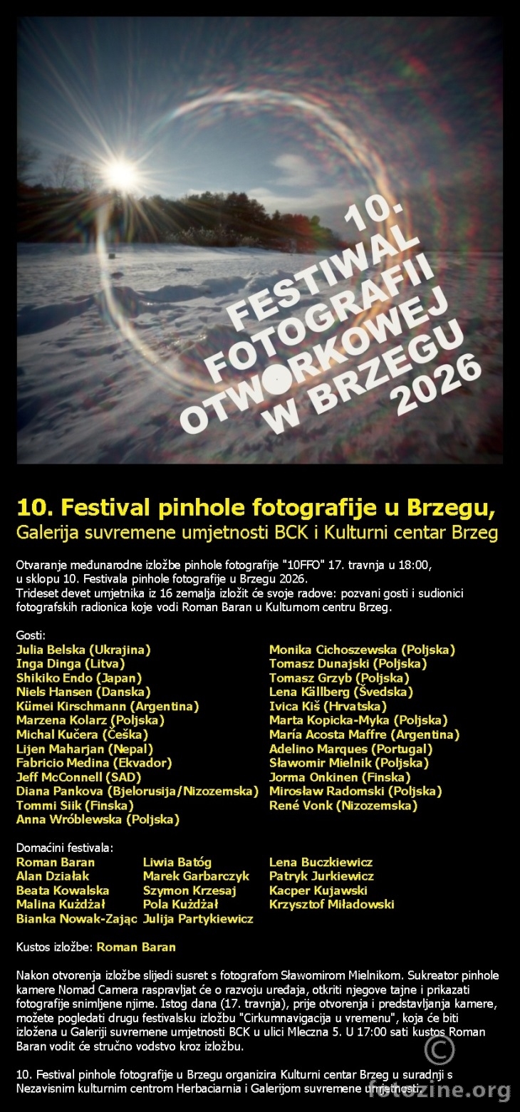 Brzeg 2026. 10. međunarodna izložba fotografskih slika snimljenih kamerom opskurom