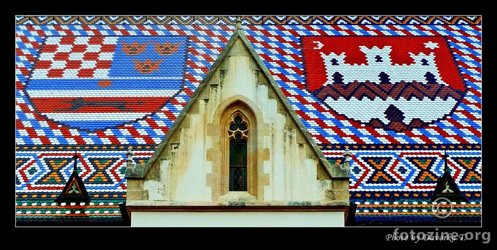 Zagrebački prozori...Trg Svetog Marka