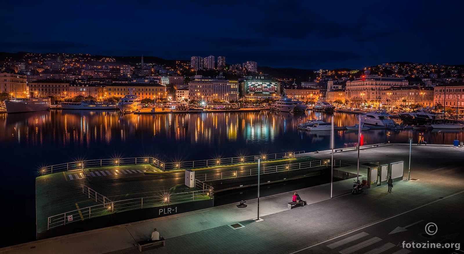 Rijeka at night....