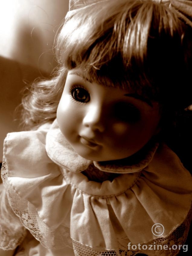 No little girl, I'm a good doll...