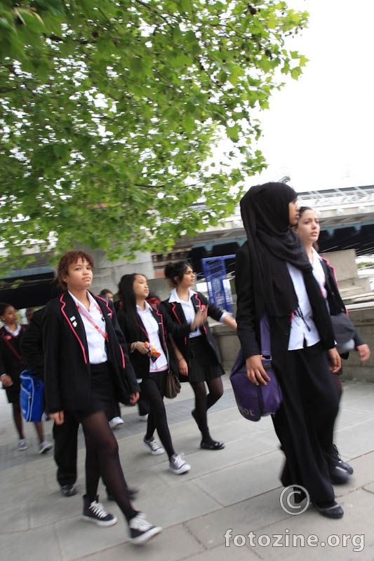London - Schoolgirls of London.