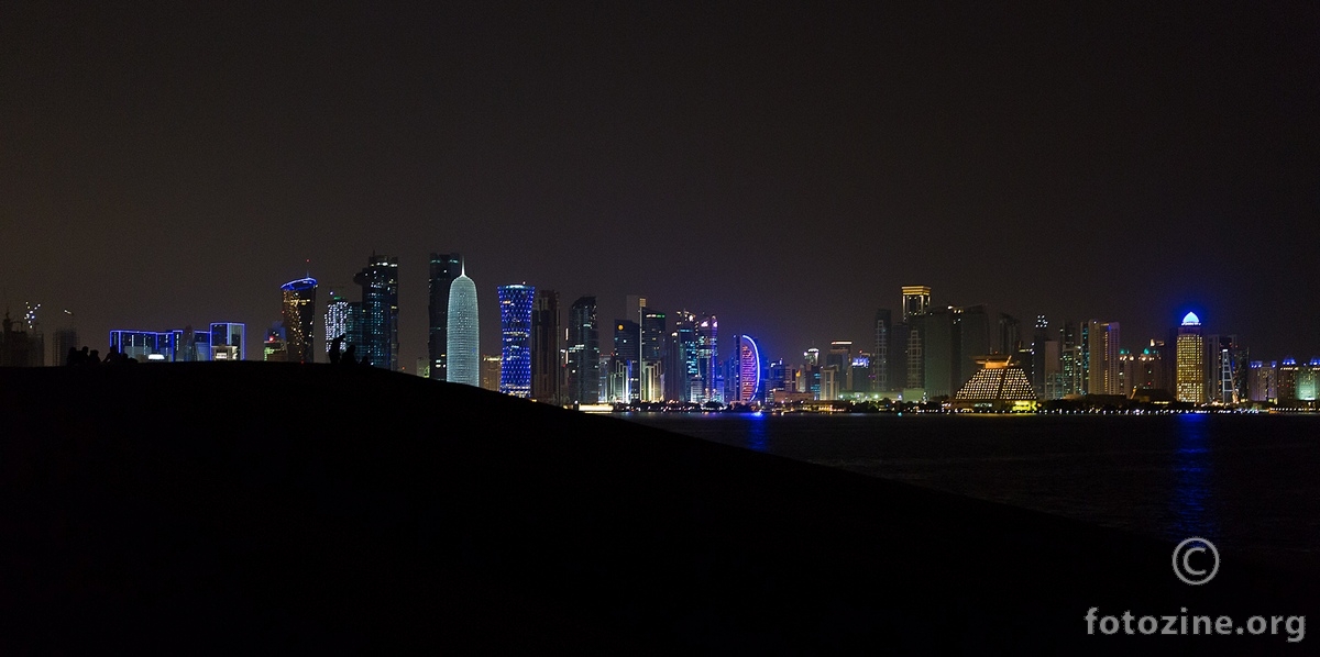 Doha skyline...