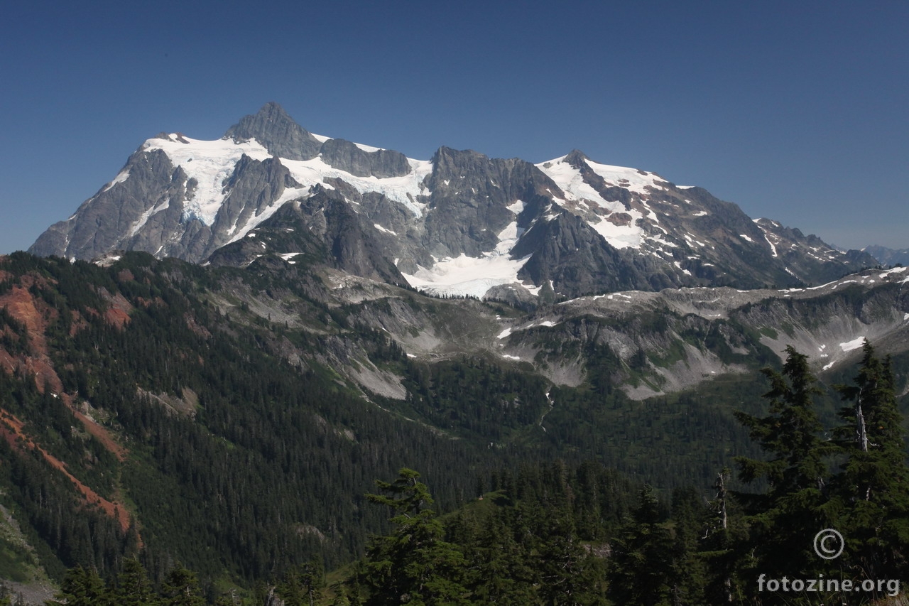 Mt Shuksan as seen from Mt Baker