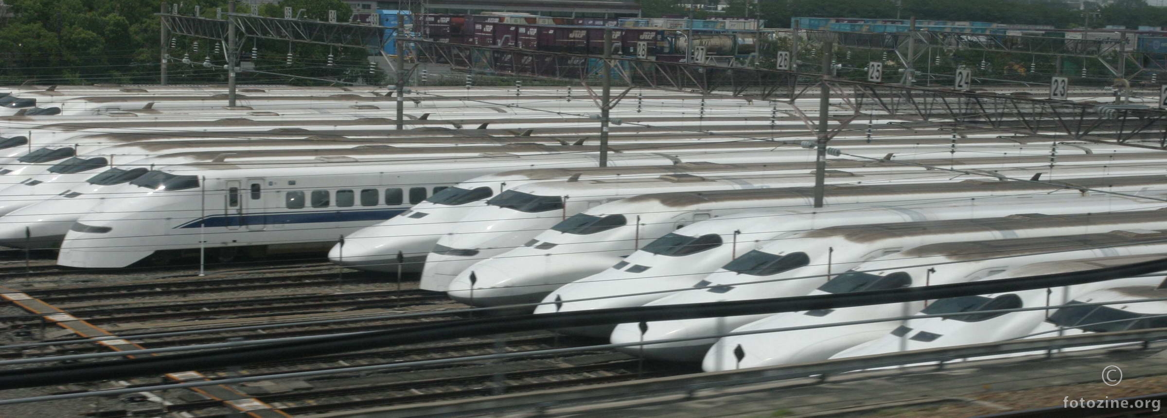 Gdje spavaju Shinkansen vlakovi?