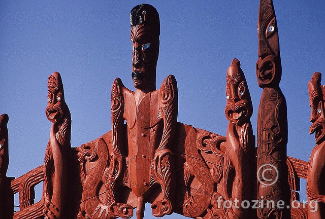 New Zealand,Maori art,1991.