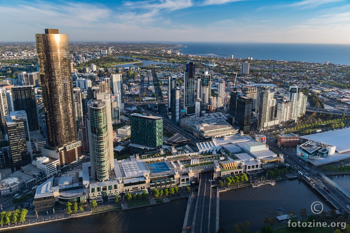 Melbourne from the top