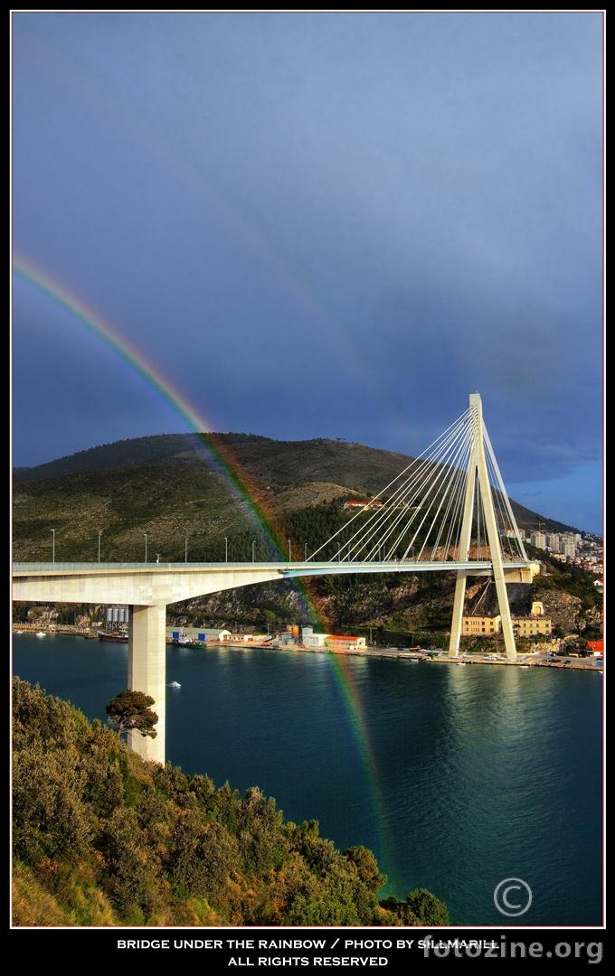 Bridge under the rainbow