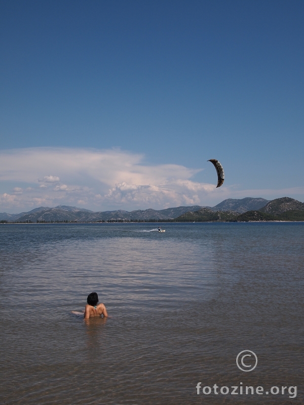 Kite Surfing na uscu Neretve