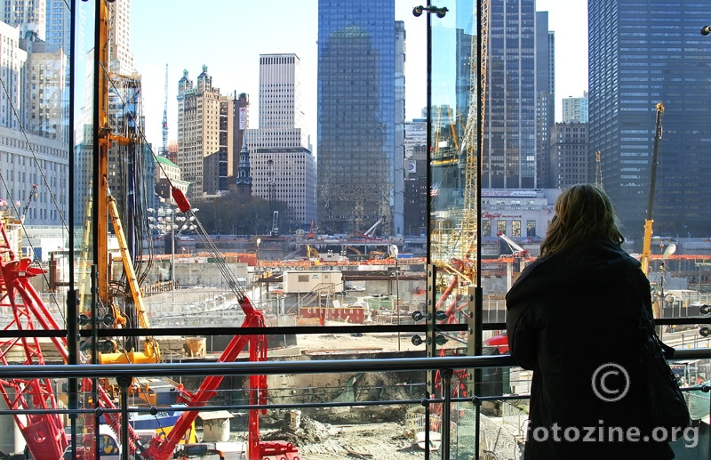 NYC Elenin pogled na Ground zero