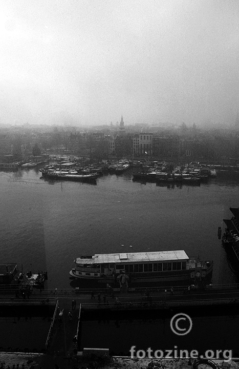 Amsterdam from the library