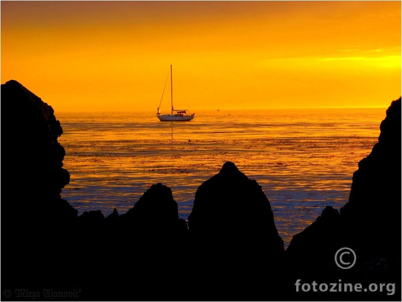 Boat at Golden Sunset 2