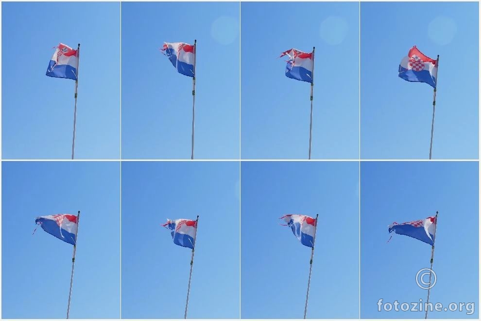 zastava na vjetru