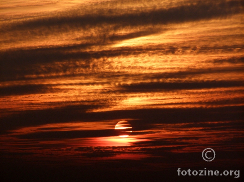 Zalazak sunca iznad Osijeka