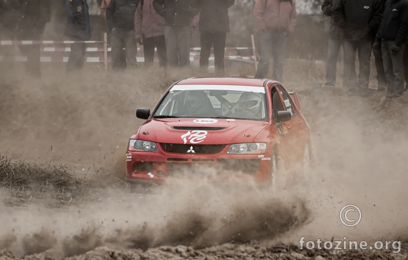 In the dust:)