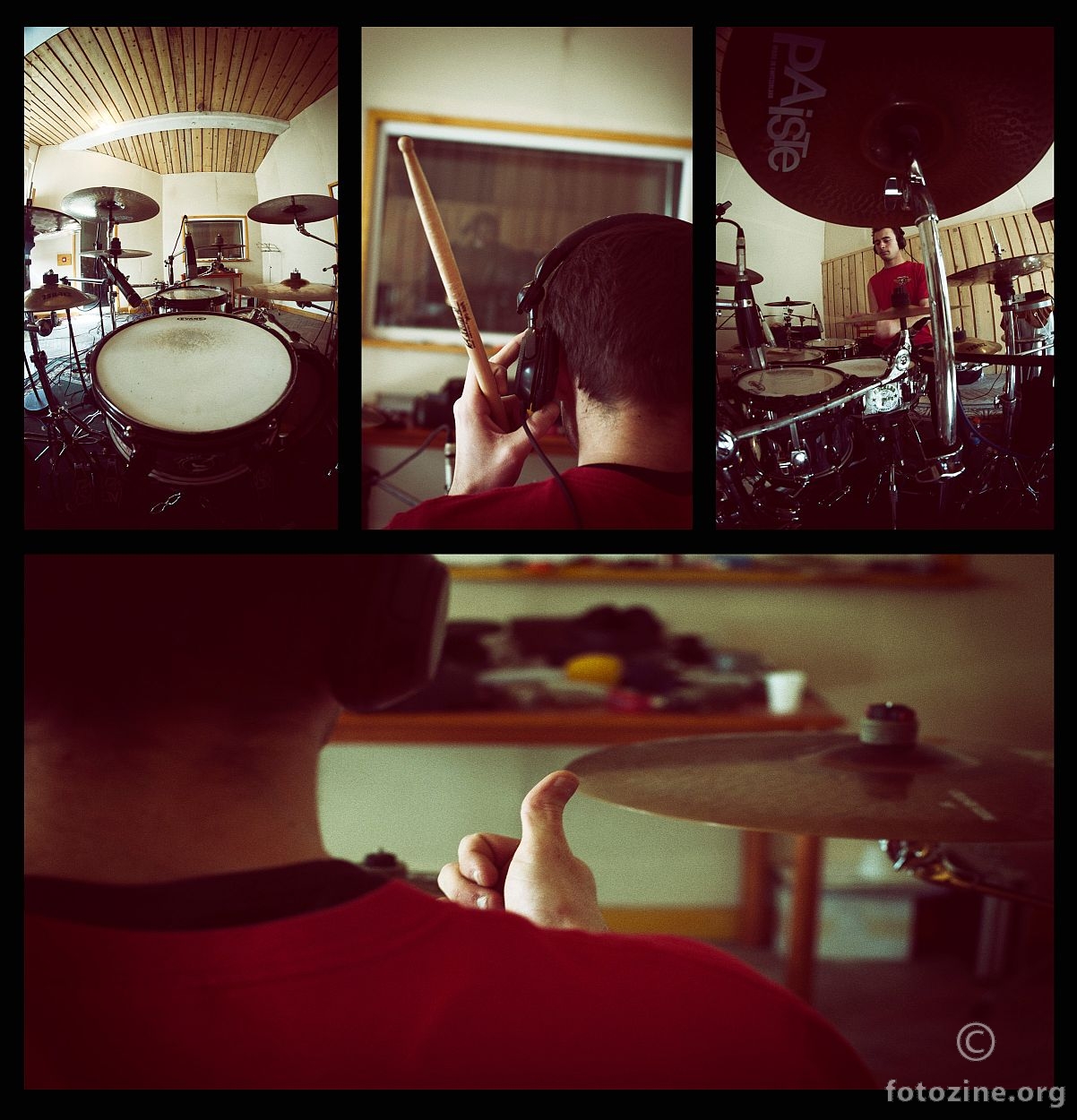 Recording session: Drums