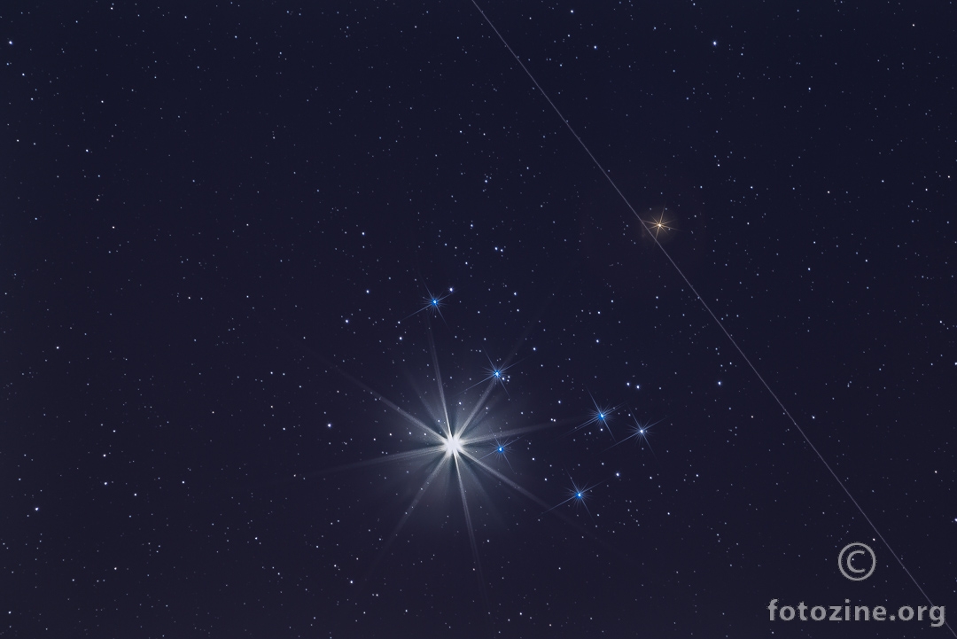 Venera u punom sjaju, plejade i prelet International Space Station sinoc u 21:02h